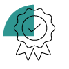 icon of medal representing quality assurance